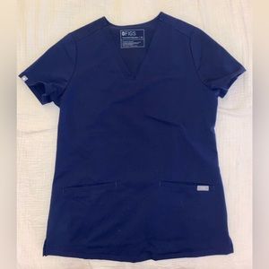 FIGS Navy Blue scrub top